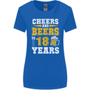 18th Birthday 18 Year Old Funny Alcohol Womens Wider Cut T-Shirt Royal Blue