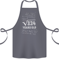 18th Birthday 18 Year Old Geek Funny Maths Cotton Apron 100% Organic Steel