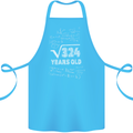 18th Birthday 18 Year Old Geek Funny Maths Cotton Apron 100% Organic Turquoise