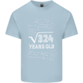 18th Birthday 18 Year Old Geek Funny Maths Mens Cotton T-Shirt Tee Top Light Blue