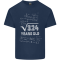 18th Birthday 18 Year Old Geek Funny Maths Mens Cotton T-Shirt Tee Top Navy Blue