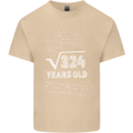 18th Birthday 18 Year Old Geek Funny Maths Mens Cotton T-Shirt Tee Top Sand