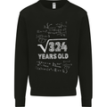 18th Birthday 18 Year Old Geek Funny Maths Mens Sweatshirt Jumper Black
