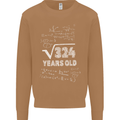 18th Birthday 18 Year Old Geek Funny Maths Mens Sweatshirt Jumper Caramel Latte