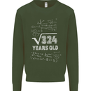 18th Birthday 18 Year Old Geek Funny Maths Mens Sweatshirt Jumper Forest Green