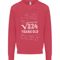 18th Birthday 18 Year Old Geek Funny Maths Mens Sweatshirt Jumper Heliconia