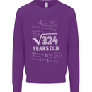 18th Birthday 18 Year Old Geek Funny Maths Mens Sweatshirt Jumper Purple