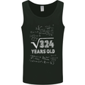 18th Birthday 18 Year Old Geek Funny Maths Mens Vest Tank Top Black