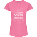 18th Birthday 18 Year Old Geek Funny Maths Womens Petite Cut T-Shirt Azalea