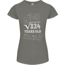 18th Birthday 18 Year Old Geek Funny Maths Womens Petite Cut T-Shirt Charcoal