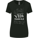 18th Birthday 18 Year Old Geek Funny Maths Womens Wider Cut T-Shirt Black