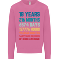 18th Birthday 18 Year Old Mens Sweatshirt Jumper Azalea