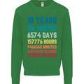 18th Birthday 18 Year Old Mens Sweatshirt Jumper Irish Green