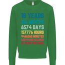 18th Birthday 18 Year Old Mens Sweatshirt Jumper Irish Green