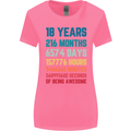 18th Birthday 18 Year Old Womens Wider Cut T-Shirt Azalea