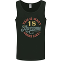 18th Birthday 80 Year Old Awesome Looks Like Mens Vest Tank Top Black