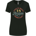 18th Birthday 80 Year Old Awesome Looks Like Womens Wider Cut T-Shirt Black