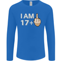 18th Birthday Funny Offensive 18 Year Old Mens Long Sleeve T-Shirt Royal Blue