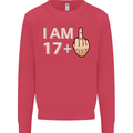 18th Birthday Funny Offensive 18 Year Old Mens Sweatshirt Jumper Heliconia
