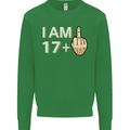 18th Birthday Funny Offensive 18 Year Old Mens Sweatshirt Jumper Irish Green