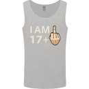 18th Birthday Funny Offensive 18 Year Old Mens Vest Tank Top Sports Grey