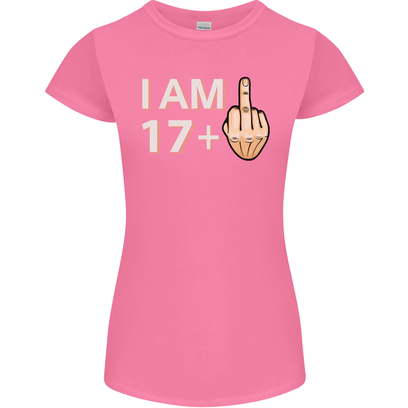 18th Birthday Funny Offensive 18 Year Old Womens Petite Cut T-Shirt Azalea