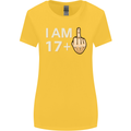 18th Birthday Funny Offensive 18 Year Old Womens Wider Cut T-Shirt Yellow