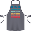 19th Birthday 19 Year Old Cotton Apron 100% Organic Steel