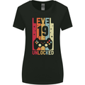 19th Birthday 19 Year Old Level Up Gamming Womens Wider Cut T-Shirt Black