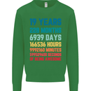 19th Birthday 19 Year Old Mens Sweatshirt Jumper Irish Green