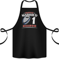 1 Year Wedding Anniversary 1st Rugby Cotton Apron 100% Organic Black