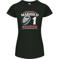 1 Year Wedding Anniversary 1st Rugby Womens Petite Cut T-Shirt Black