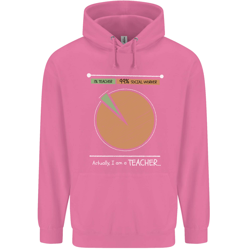 1% Teacher 99% Social Worker Teaching Childrens Kids Hoodie Azalea