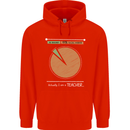 1% Teacher 99% Social Worker Teaching Childrens Kids Hoodie Bright Red