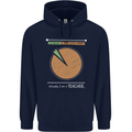 1% Teacher 99% Social Worker Teaching Childrens Kids Hoodie Navy Blue