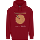 1% Teacher 99% Social Worker Teaching Childrens Kids Hoodie Red
