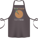 1% Teacher 99% Social Worker Teaching Cotton Apron 100% Organic Dark Grey