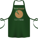 1% Teacher 99% Social Worker Teaching Cotton Apron 100% Organic Forest Green