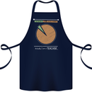1% Teacher 99% Social Worker Teaching Cotton Apron 100% Organic Navy Blue