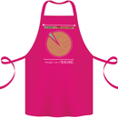 1% Teacher 99% Social Worker Teaching Cotton Apron 100% Organic Pink
