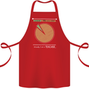 1% Teacher 99% Social Worker Teaching Cotton Apron 100% Organic Red