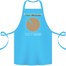 1% Teacher 99% Social Worker Teaching Cotton Apron 100% Organic Turquoise