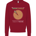 1% Teacher 99% Social Worker Teaching Kids Sweatshirt Jumper Red