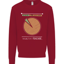 1% Teacher 99% Social Worker Teaching Kids Sweatshirt Jumper Red