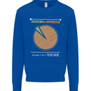 1% Teacher 99% Social Worker Teaching Kids Sweatshirt Jumper Royal Blue