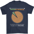 1% Teacher 99% Social Worker Teaching Mens T-Shirt 100% Cotton Navy Blue