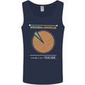 1% Teacher 99% Social Worker Teaching Mens Vest Tank Top Navy Blue