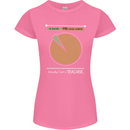 1% Teacher 99% Social Worker Teaching Womens Petite Cut T-Shirt Azalea