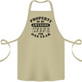 1st Wedding Anniversary 1 Year Funny Wife Cotton Apron 100% Organic Khaki