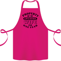 1st Wedding Anniversary 1 Year Funny Wife Cotton Apron 100% Organic Pink